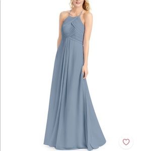 NWT Azazie Ginger dusty blue bridesmaid dress size 6
